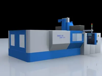 CNC machining 3D model