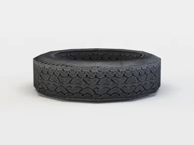 Tire Low-poly 3D model