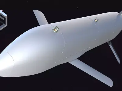 S8000 Banderol Low-poly 3D model