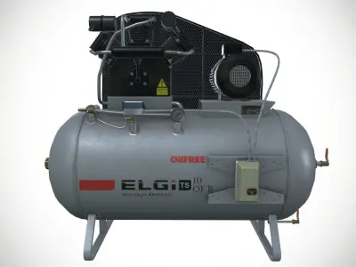 Air Compressor 3D model shop