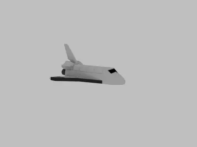 Space Shuttle Free low-poly 3D model