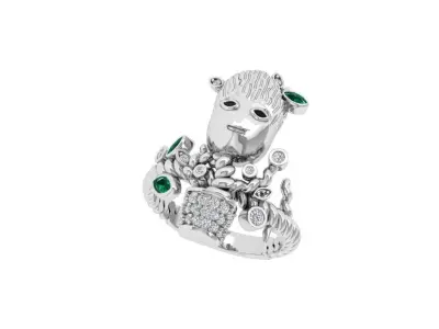 Groot Ring 3D print model