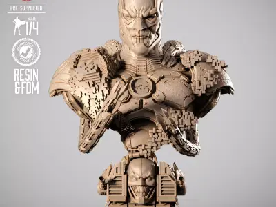 B3DSERK Murder Machine Portrait Bust 3D print model purchase