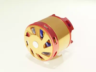 BLDC motor 3d model Free 3D model