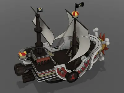 ONE PIECE THOUSAND SUNNY 3D model