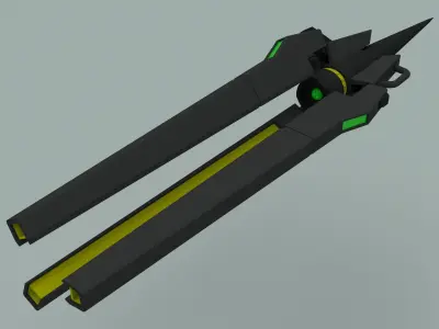 GN Mega Launcher 3D model