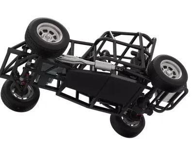 Mod Lite race car Base Scale 1 to 25 3D print model