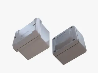 Electrical Boxes - Set of 2 3D model