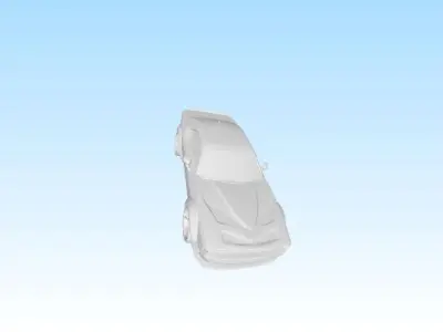 Dodge Challenger 3D print model shop