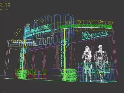 Exhibition - Area - 9X2-3DMAX2009-03 3D model