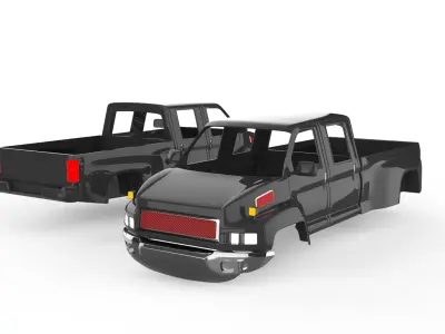 2003 - 2009 GMC Topkick 3D print model