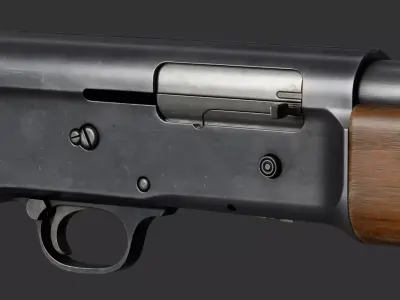 Browning Auto-5 Low-poly 3D model