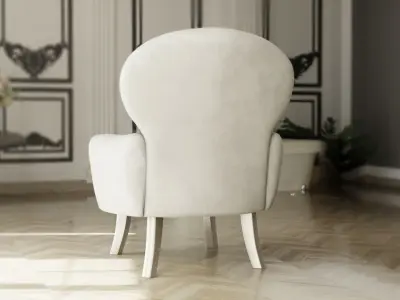 Furniture Accent Chairs Bohemian 018 Low-poly 3D model