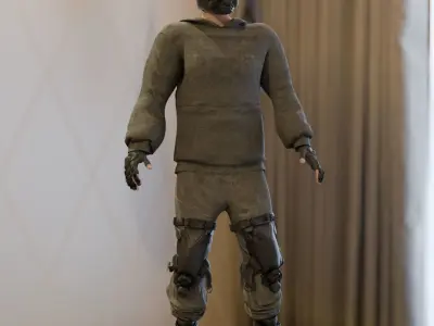 Cyberpunk Character Cyber Rascal 3D model