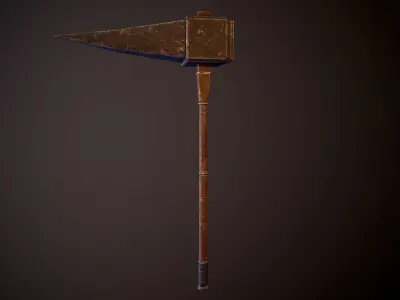 Fantasy Old Hammer Low-poly 3D model