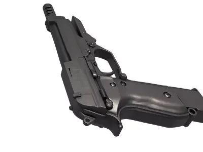 Beretta 93R  3D print model
