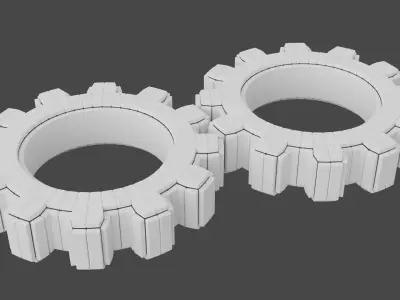 Hradsurface gears Free 3D print model