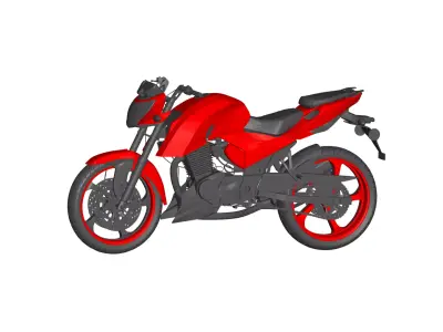 TVS Apache RTR 200 3D model
