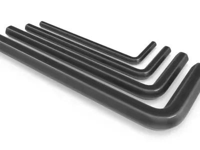 Allen Set Low-poly 3D model