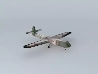 Glider Pegasusbridge Free 3D model
