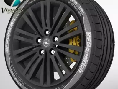 wheel Opel Insignia 3D model