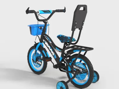 KIDS BICYCLE 3D model