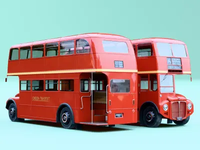 Routemaster Bus Free 3D model