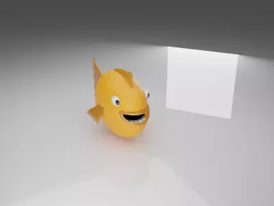 Round GoldFish 3D model