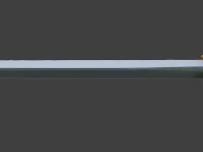 Stylized Fantasy Runic Sword 3D Model Low-poly 3D model