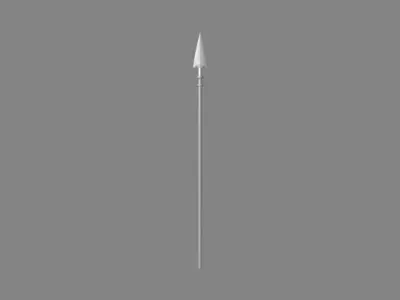 Bhala Weapons Low-poly 3D model
