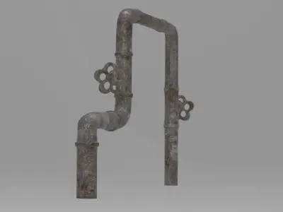 Pipeline high polygon model 3D model
