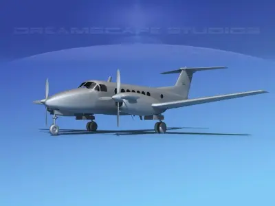 Beechcraft 350 Super King Air VBM 3D model