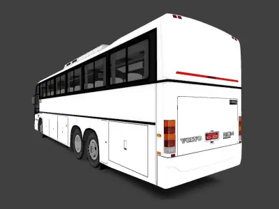 Comil Galleggiante Volvo B10M Low-poly 3D model