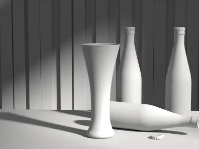 Bar Equipment 3D model Free 3D model