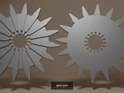 gears tool part BUNDLE 3D Model Pack