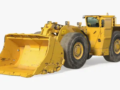 Mining Loader Dirty 3D model