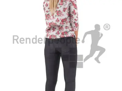 Janett Animated 003 Standing