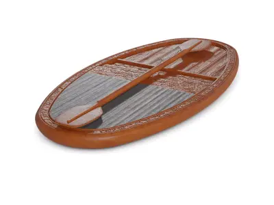 Paddle Board Low-poly 3D model purchase