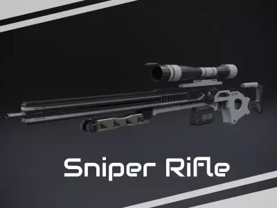 Sniper Rifle Free 3D model buy