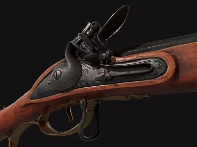Pattern 1776 Low-poly 3D model