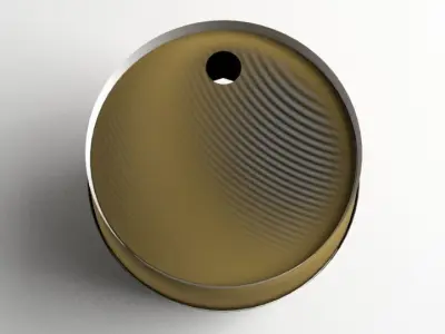 Barrel Wooden 2 Gallons 3D model
