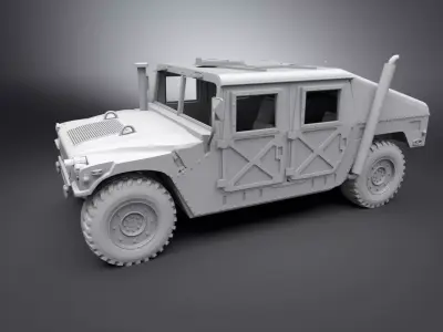 HMMWV scale model 3D print model