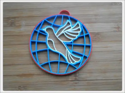 Dove of Peace Free 3D print model