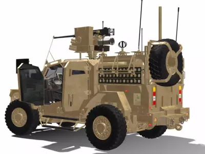 MXT MV 4X4 Low-poly 3D model