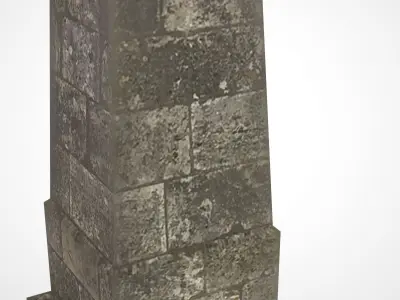 Obelisk - low poly 3D model