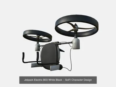 10 Jetpack Electric B Collection - SciFi Character Design