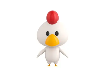 Character063 Chicken 3D model