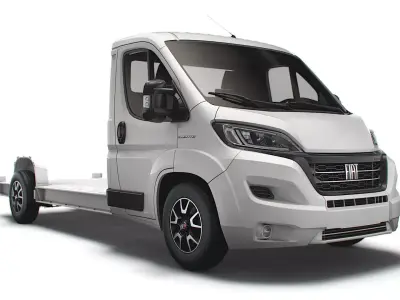 Fiat Ducato 3540 L4 platform cab 2022 3D model