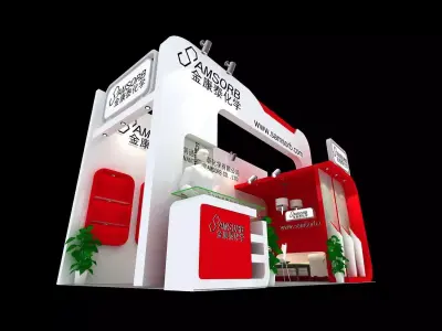 Exhibition - Area -3X6-3DMAX2009-18 3D model