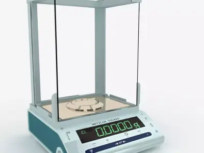 Analytical Balances 3D model